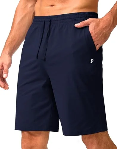 Men's 9-Inch Lounge Shorts, Dark Blue