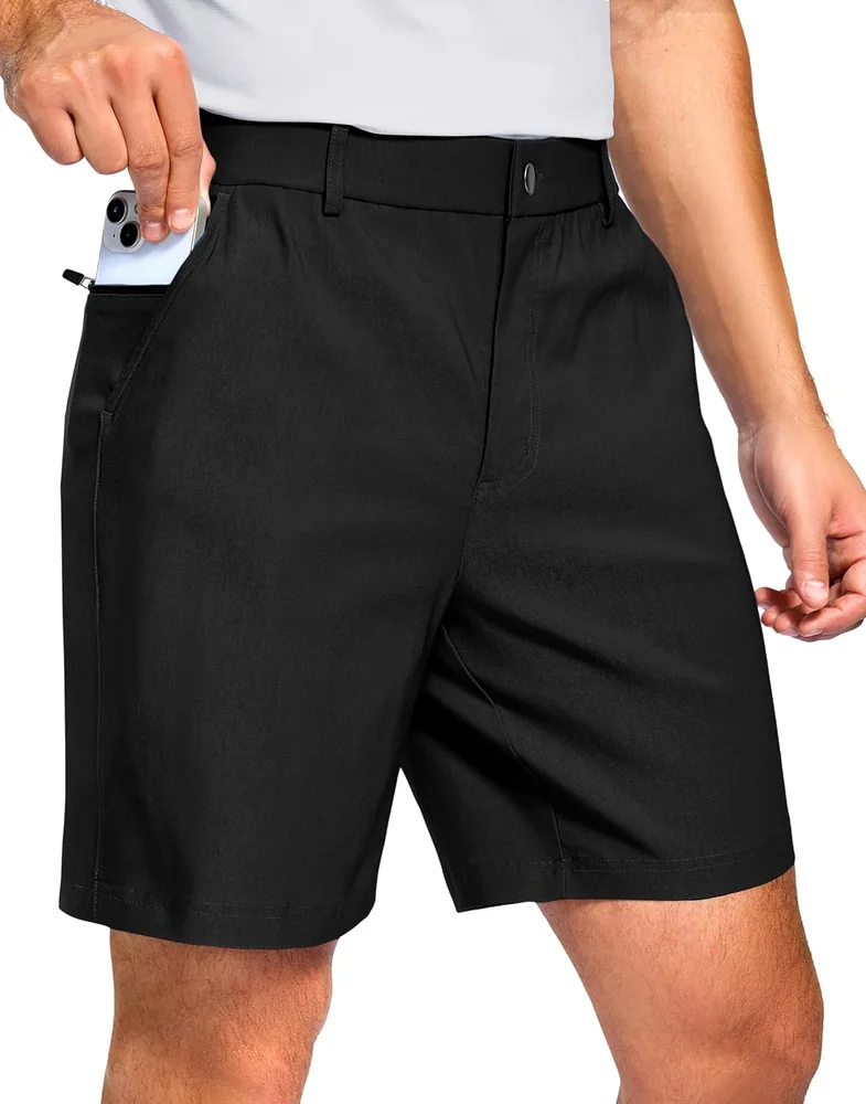 Men's 7-Inch Golf Shorts, Black