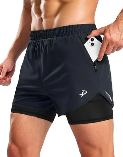 Men's 5-Inch 2-in-1 Running Shorts III, Navy