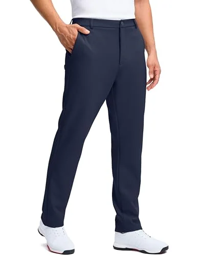 Men's Fleece-Lined Pants, Dark Navy