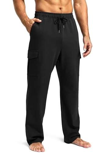 Men's Cotton Sweatpants II, Black