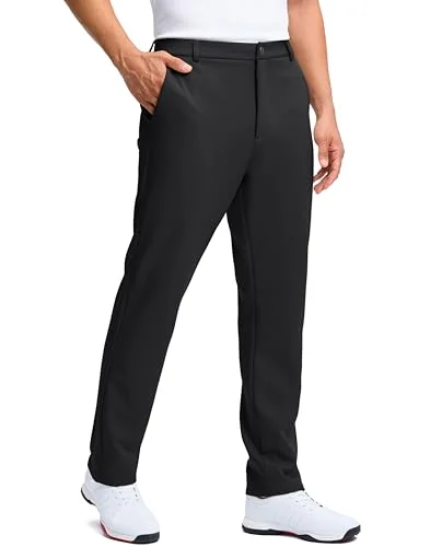 Men's Fleece-Lined Pants, Black