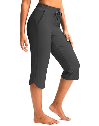 Women's Swim Capris, Grey