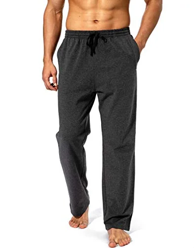 Men's Cotton Sweatpants, Charcoal
