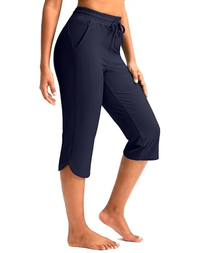 Women's Swim Capris, Navy