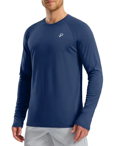 Men's Long-Sleeve Rash Guard, Dark Blue