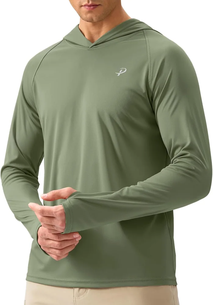 Men's Sun Hoodie, Olive