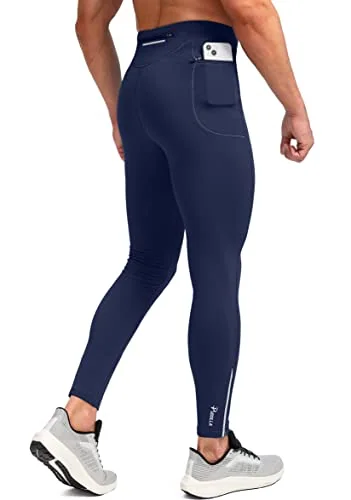 Men's Running Tights, Navy