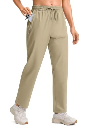 Women's Hiking Pants, Light Khaki Green