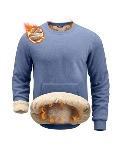 Men's Quarter-Zip Pullover II, Heather Blue Grey
