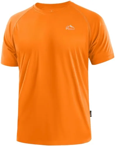 Men's Short-Sleeve Rash Guard, Orange
