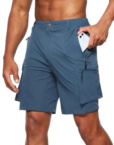 Men's Cargo Shorts, Dark Blue
