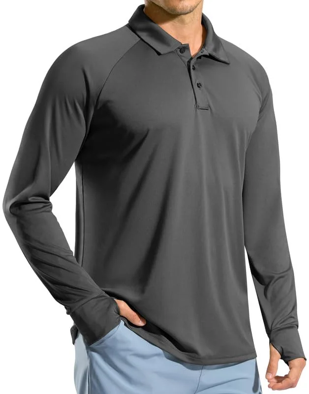 Men's Golf Polo, Dark Grey