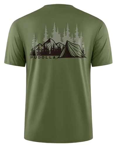 Men's Short-Sleeve Rash Guard III, Army Green Tent