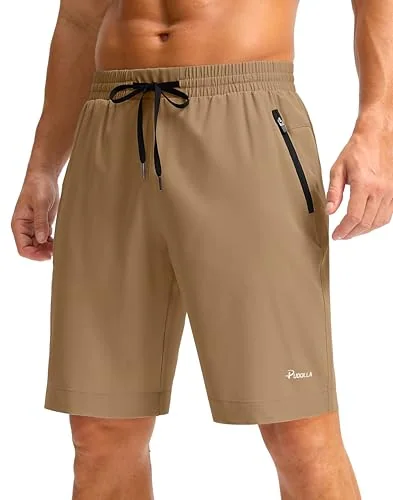 Men's Running Shorts III, Dark Khaki