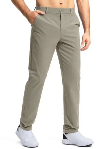 Men's Golf Pants, Stone Grey