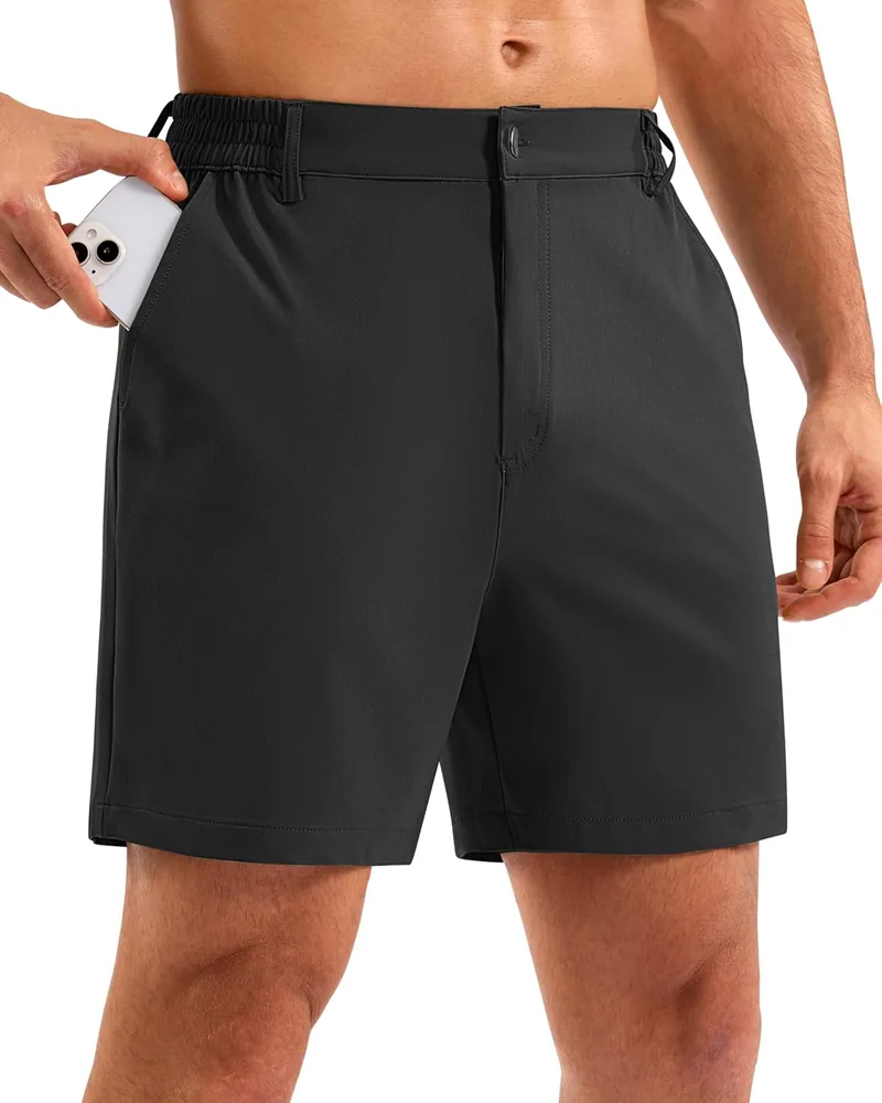 Men's 5-Inch Golf Shorts II, Black