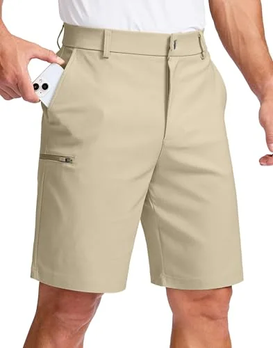 Men's 9-Inch Golf Shorts II, Light Khaki
