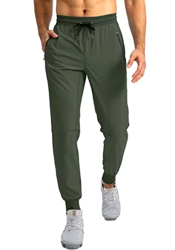 Men's Joggers, Army Green
