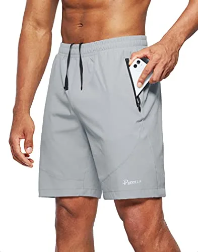 Men's Running Shorts, Light Grey