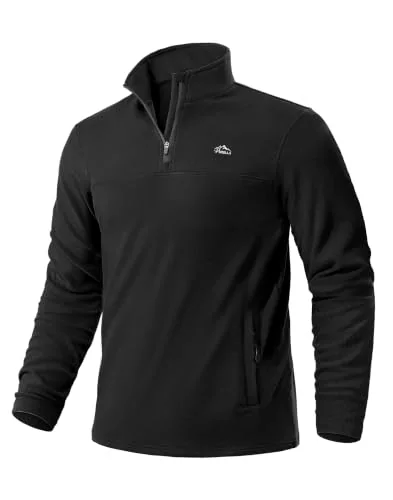 Men's Quarter-Zip Pullover III, Black