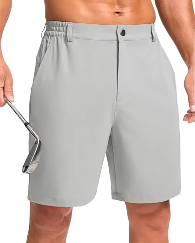 Men's 7-Inch Golf Shorts II, Bright Gray