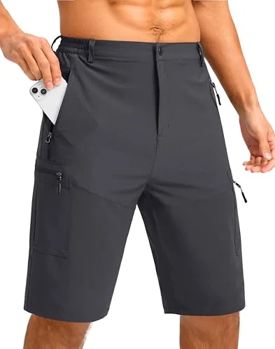Men's 11-Inch Cargo Shorts, Deep Grey