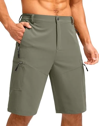 Men's 11-Inch Cargo Shorts, Grey Sage