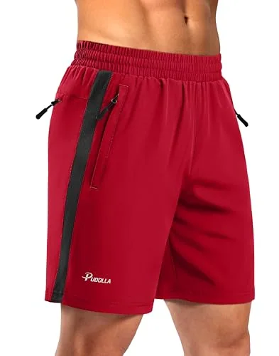 Men's 5-Inch Running Shorts, Red