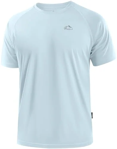 Men's Short-Sleeve Rash Guard, Light Blue