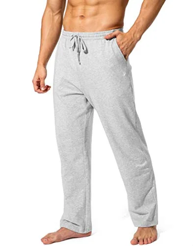 Men's Cotton Sweatpants, Netral Gray