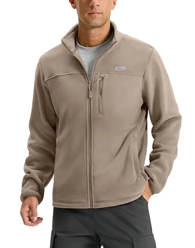 Men's Fleece Jacket, Khaki