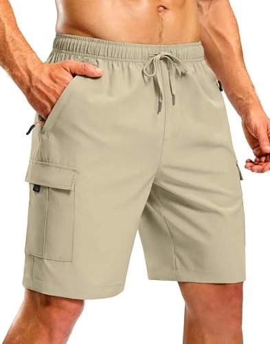 Men's 9-Inch Cargo Shorts II, Khaki