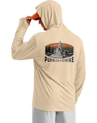 Men's Sun Hoodie II, Khaki