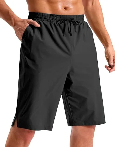 Men's 9-Inch Board Shorts, Black