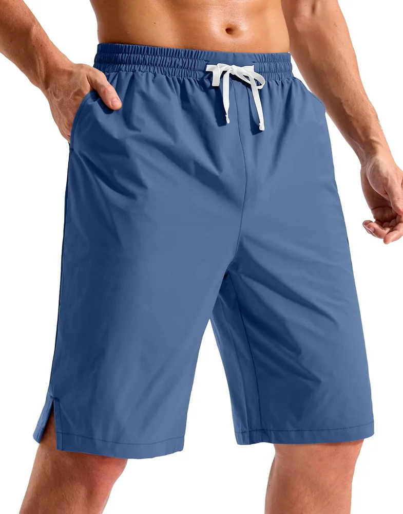 Men's 9-Inch Board Shorts, See Blue