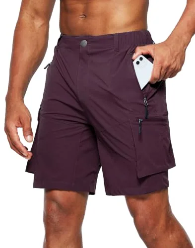 Men's Cargo Shorts, Wine