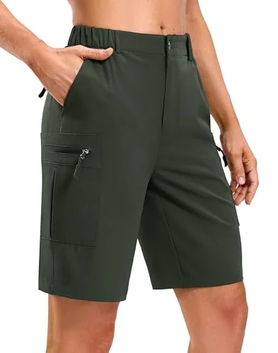 Women's 7-Inch Cargo Shorts, Dark Olive