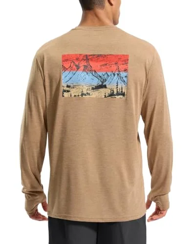 Men's Long-Sleeve Sun Shirt II, Dark Khaki