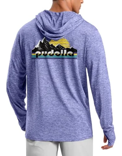 Men's Sun Hoodie II, Purple