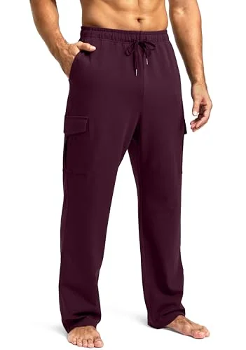 Men's Cotton Sweatpants II, Wine