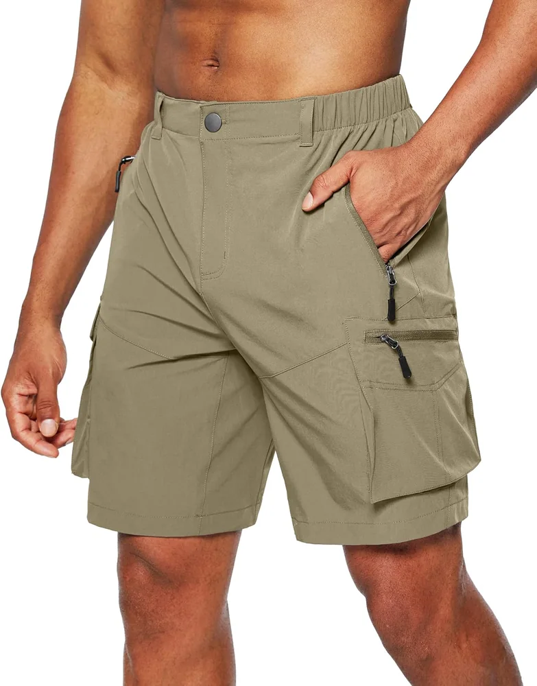 Men's Cargo Shorts, Deep Khaki