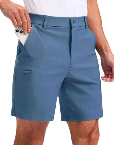 Men's 9-Inch Golf Shorts II, Slate Blue