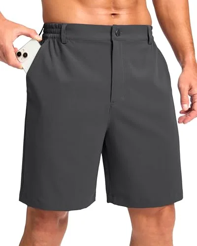 Men's 7-Inch Golf Shorts II, Charcoal