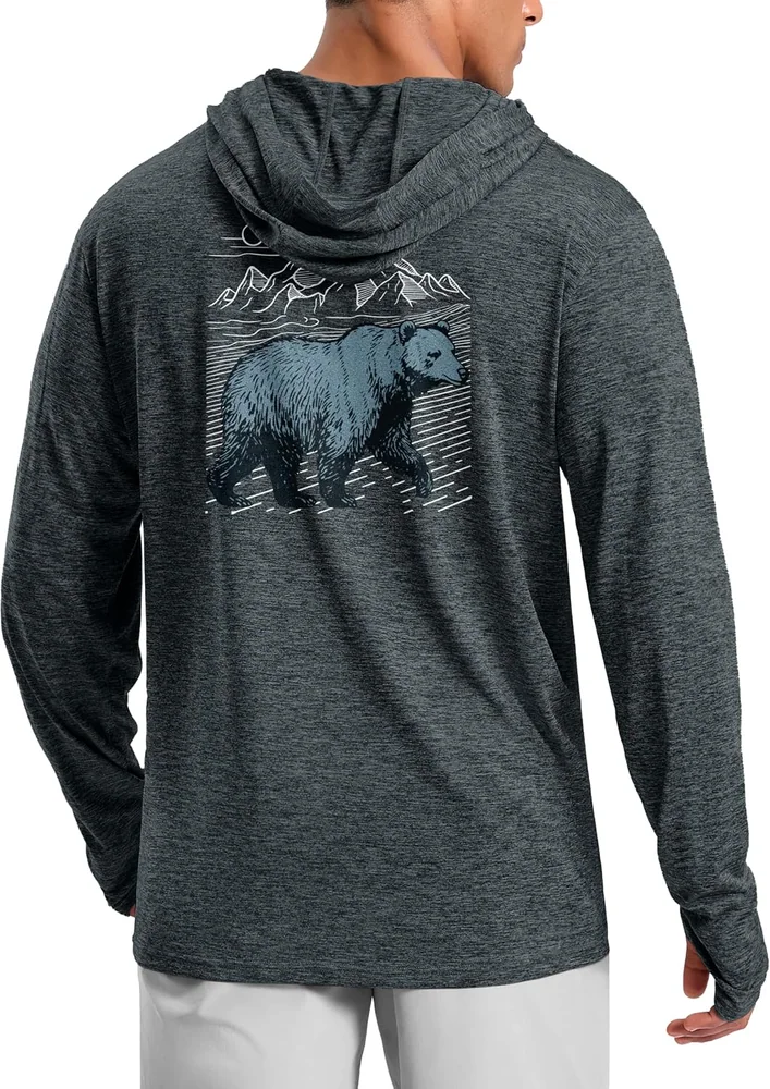 Men's Sun Hoodie II, Grey