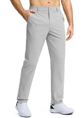 Men's Golf Pants, Bright Gray