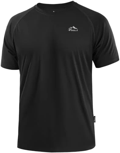 Men's Short-Sleeve Rash Guard, Black