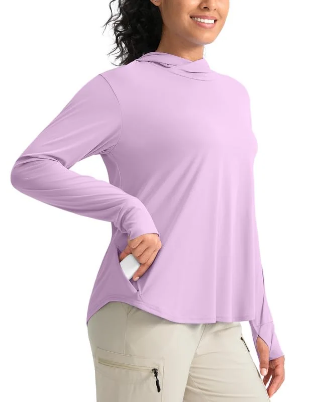 Women's Sun Hoodie, Purple
