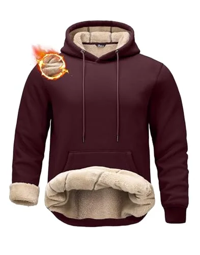 Men's Sherpa Sweatshirt II, Wine