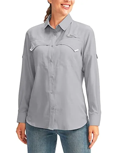 Women's Long-Sleeve Sun Shirt II, Cool Grey